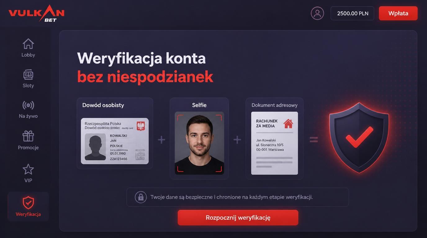 Weryfikacja tożsamości z dokumentem i selfie. 